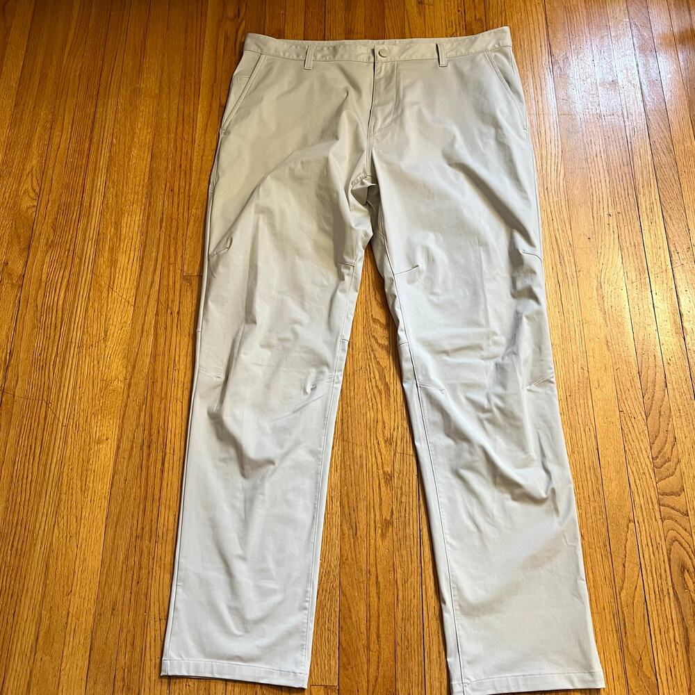 Rhone Commuter Pants Mens 38 Cream Chino 100020 Golf Performance (39x33)